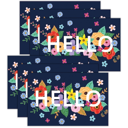 Teacher Created Resources Wildflowers Hello Postcards, 180PK 6696